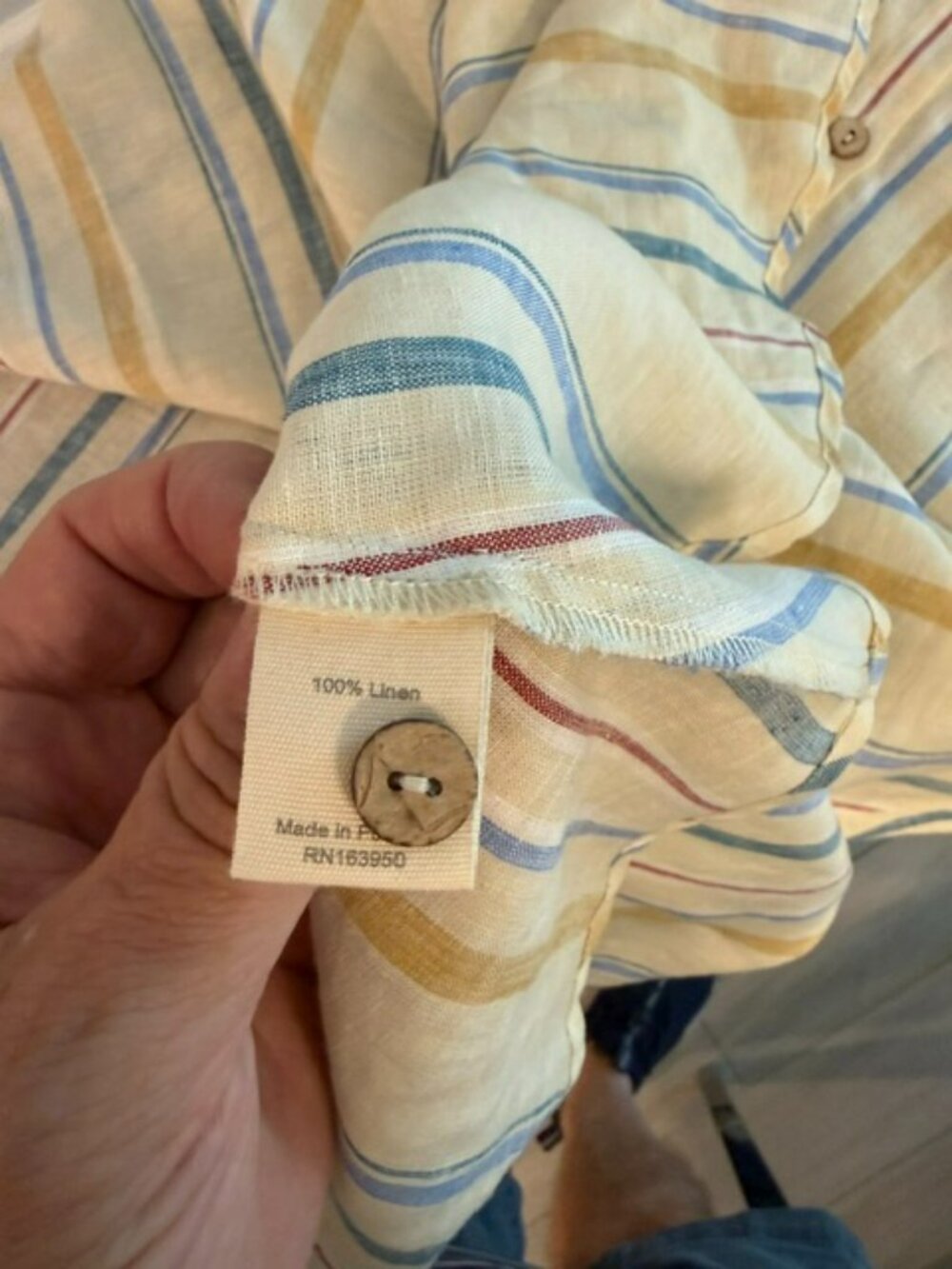 ROAD to NOWHERE Linen Striped Maxi Dress - Picture 4 of 5